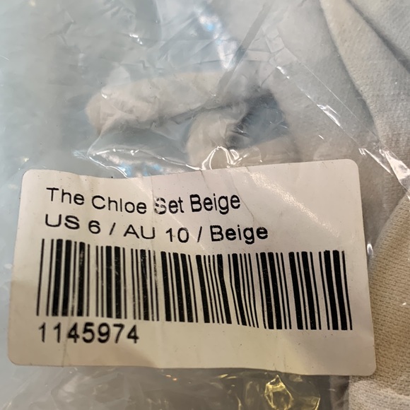 Princess Polly THE CHLOE SET BEIGE US 6 - Picture 5 of 9